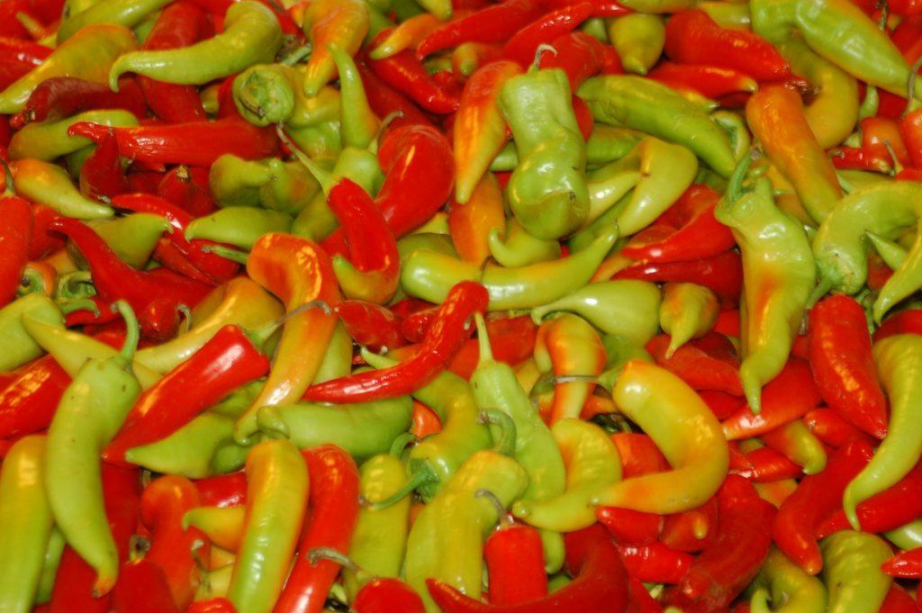 Zdjęcie różnego rodzaju papryczek chilli